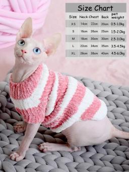 Gato do animal de estimação roupas de inverno outono quente gatos camisola jumper sphynx cachorro hoodie roupas pulôver malha camisa para gato gatinho suprimentos - Image 6