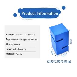 Criança ao ar livre trabalho em equipe jogo adereços brinquedo crianças cooperar para construir torre jardim de infância equipamentos sensoriais crianças brinquedos esportivos - Image 6