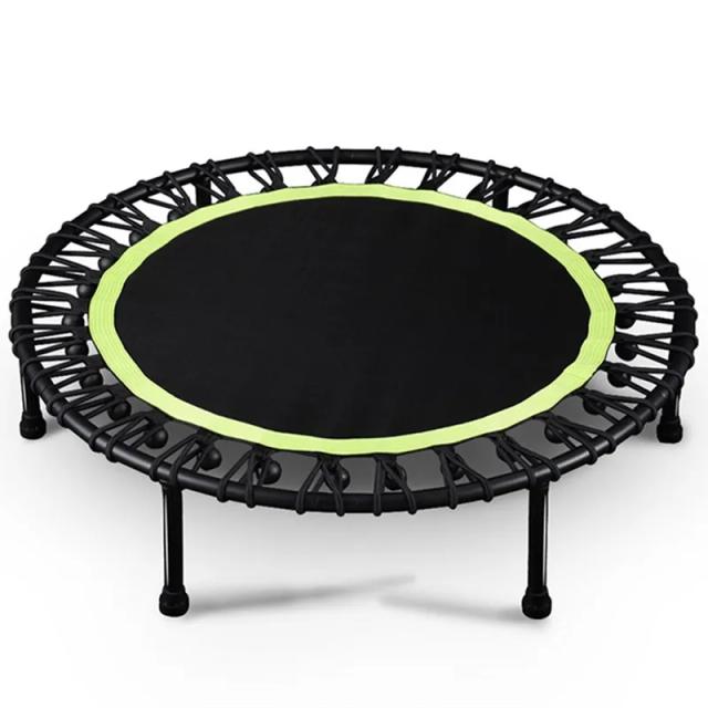 Trampolim de Fitness Silencioso para Adultos - Cama Elástica de 40", Suporta até 400 lbs, Ideal para Exercícios Aeróbicos em Casa e ao Ar Livre