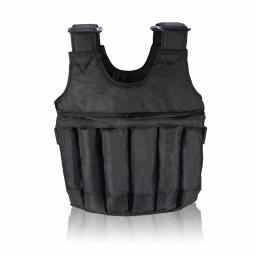 Aptidão ajustável peso colete 20kg 50kg exercício treinamento de fitness jaqueta ginásio treino boxe equipamentos fitness fou99 - Image 2