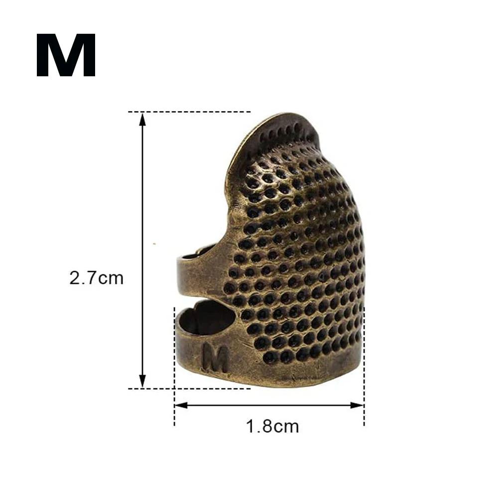 Anel protetor de dedo de costura, dedal ajustável de metal, agulha de dedo, parceiro, ponto cruz, acessórios de costura, ferramentas - Image 1