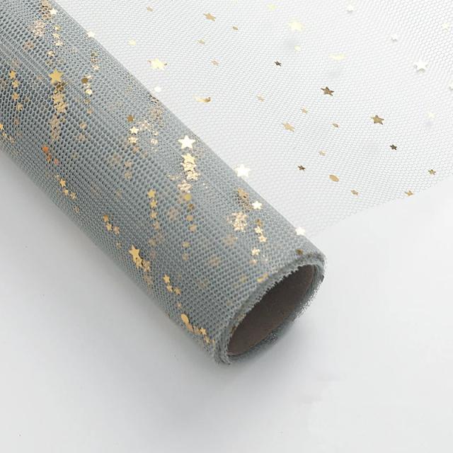 Papel de Embrulho Céu Estrelado para Casamentos e DIY - 1m de Papel Decorativo para Presentes e Scrapbook