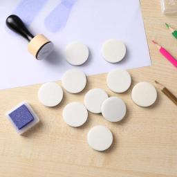 Mini ferramentas de mistura de tinta de tinta com recargas de espuma redondas/dameadas conjunto para fazer cartão de artesanato de papel scrapbooking novo diy quente - Image 4