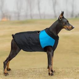 Inverno quente cão colete jaqueta S-7XL roupas para animais de estimação pequeno médio grande cães doberman pastor alemão greyhound animais de estimação vestuário casaco - Image 1