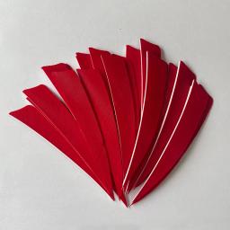 IBOUNFOX-Arco e flecha Seta Fletching, RW Caça Arco, Penas Naturais de Turquia, Escudo Acessórios, 4 ", 100pcs - Image 5