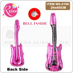 Balão De Folha De Guitarra De Instrumento Musical, Balão De Ar De Hélio, Brinquedos Infláveis Para Crianças, Fontes De Festa De Aniversário Clássicas - Image 3