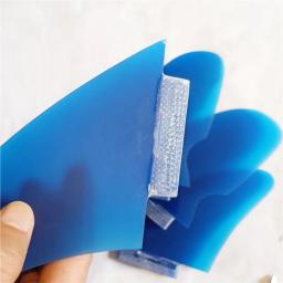 Nova quilha quad fin barbatanas de prancha 4 pçs conjunto para lok caixa azul gfk fibra de vidro l + m tamanho venda quente surf fin - Image 3