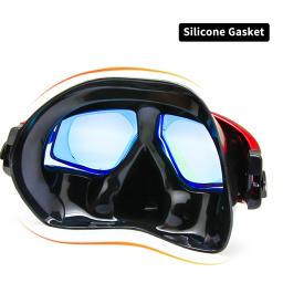Rx prescrição corretiva kit de engrenagem de mergulho óptico hyperopia miopia snorkel conjunto seco topo máscara de mergulho visão ampla anti-nevoeiro uv400 - Image 3