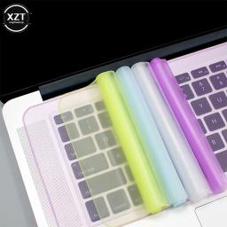 Capa protetora universal para teclado de computador, notebook, à prova d'água, película protetora transparente de silicone 12 "14" 15 "17" - Image 2