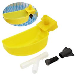 Bebedouro pequeno pássaro amarelo, pombos e codornas, copo beber automático, tigelas de beber água potável para aves, alimentador - Image 1