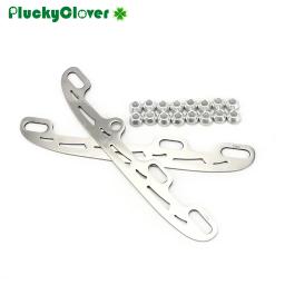 1 conjunto de lâmina de skate de gelo 253/290mm bola de substituição de lâmina de gelo para rolo inline slalom sapatos de skate figura patins lâmina de hóquei no gelo - Image 3