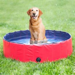 Crianças portáteis jogando cerca piscinas pvc pet piscina cães gatos banheiras banheira de hidromassagem lagoa de água dobrável piscina para animais de estimação - Image 5