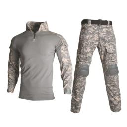 Uniforme militar das forças especiais com equipamento de proteção, terno tático, calças de camuflagem, jaqueta, pistola de ar, caça - Image 2