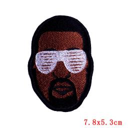 Remendos de moda para casacos bordados remendos para roupas de costura fusível homem remendo acessórios applique decoração remendo redondo diy - Image 4