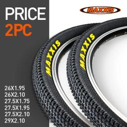 2 pçs maxxis 26 pneu de bicicleta 26*2.1 27.5*1.75 27.5*1.95 60tpi mtb mountain bike pneu 26*1.95 27.5*2.1 29*2.1 ritmo fio de aço pneu - Image 1