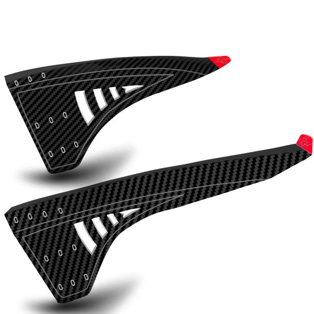 Para-lamas NICEDACK MTB: Dianteiros e Traseiros para Bicicletas de Mountain Bike 20" a 29" em Vermelho