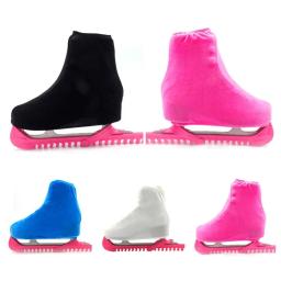 75% descontos quentes! 2 Pçs/set Veludo Elástico Botas Sapatos De Patinação No Gelo Guarda À Prova de Poeira Capa Protetora - Image 1