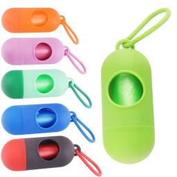 Sacola coletora de dejetos para cachorro, saco de lixo portátil para coletar fezes de gato, limpeza para passeio ao ar livre com animais de estimação - Image 1