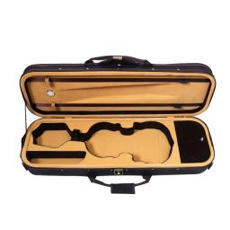Estojo de violino quadrado com higrômetro, caixa de espuma preta, acessório para violino 4/4, 1/2, 1/4, 1/8 - Image 6