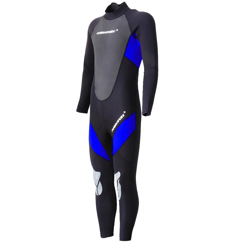Roupa de neoprene premium de 3mm, roupa de mergulho térmica masculina de inverno, roupa completa de mangas compridas para natação, mergulho com snorkel - Image 1