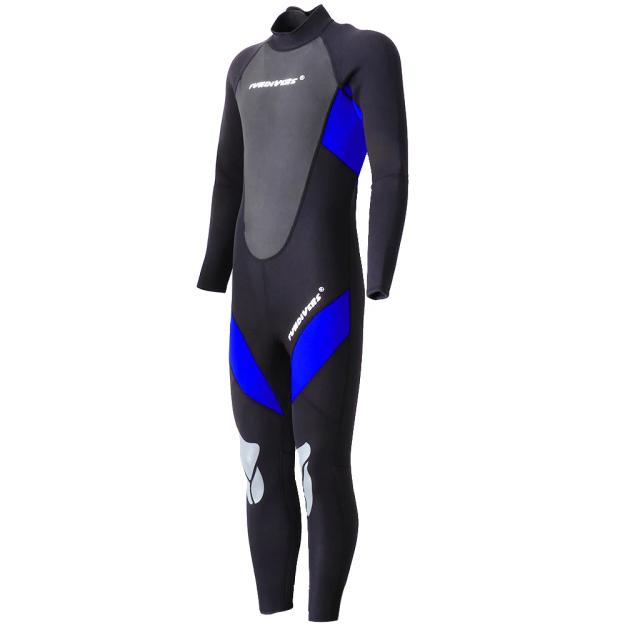 Roupa de Mergulho Térmica Masculina de Neoprene Premium 3mm para Inverno - Completa com Mangas Compridas para Natação e Snorkel