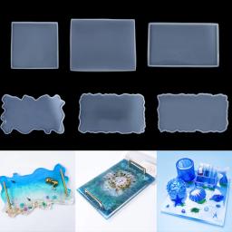 Forma de bandeja de frutas, molde de silicone epóxi para chá, base de resina para artesanato faça você mesmo, moldes de fundição de jóias - Image 1