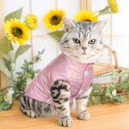 Casaco impermeável leve para cães e gatos, roupas para animais, cães pequenos e médios, roupas fofas para cachorros, quente para o inverno, XS-2XL - Image 4