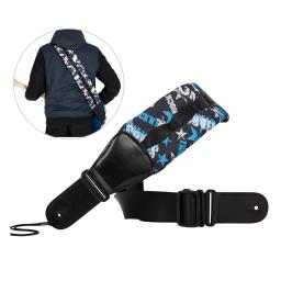 Alça de guitarra ombro oxford tecido grosso largo comprimento ajustável para baixo acústico guitarra elétrica accessaries - Image 1