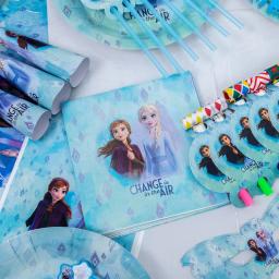 Decoração para festa com tema de frozen, temas da disney para aniversário de bebês, meninas, batismo, princesa - Image 2