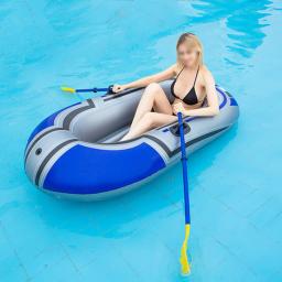 PVC Barco Inflável para Pesca à Deriva e Remo, Bomba de Canoa, Espessamento à Deriva e Air Boat, 150cm, OEM Não Incluído - Image 1