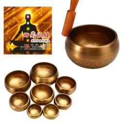 Budismo Meditação Bell Sound Therapy, Tigela De Sinos Tibetanos, Tigela De Bronze, Ioga Chakra Cura, Presente Espiritual, Budista - Image 2