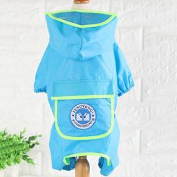 Reflexivo casaco de chuva pet cachorro impermeável à prova dwaterproof água macacão com capuz jaquetas à prova dsmall água pequeno cão ao ar livre roupas pet suprimentos - Image 6