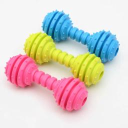 Brinquedos de mastigação de cão de borracha natural exercício fortalecimento do cão de estimação maxila músculos bouncy placa limpa soando mordida-resistente brinquedos para animais de estimação - Image 5