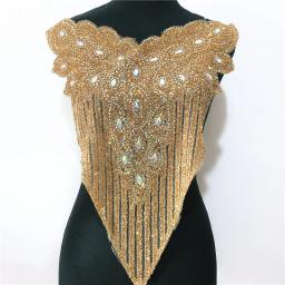 Cristais de strass para enfeite, roupa com desenho de strass dourado em forma de abacaxi - Image 2
