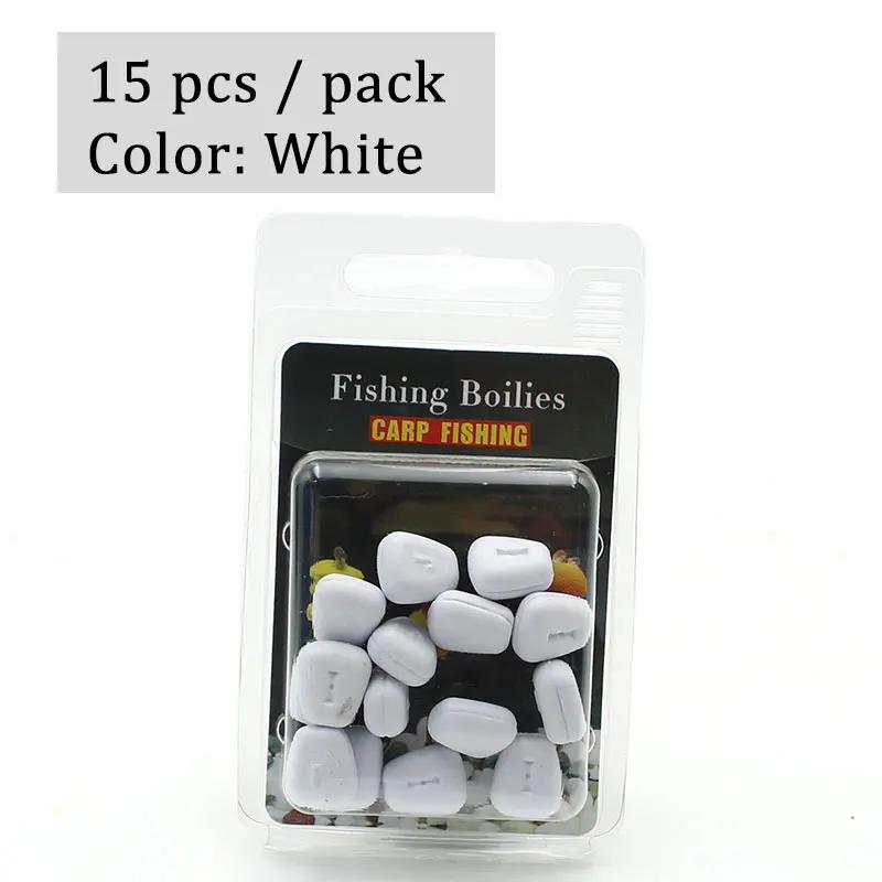 15 pçs isca de pesca da carpa forma de milho artificial falso isca pop up flutuante milho isca boilies para equipamentos de carpa isca alimentador acessórios - Image 1