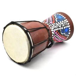 4 Polegada 6 Polegada profissional africano djembe tambor de madeira pele cabra bom som tradicional instrumento musical faz um ótimo som - Image 2