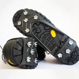8 studs neve gelo gripper escalada crampons sapatos de caminhada anti-skid gelo de acampamento sapatos de caminhada spike grip inverno equipamentos ao ar livre - Image 6