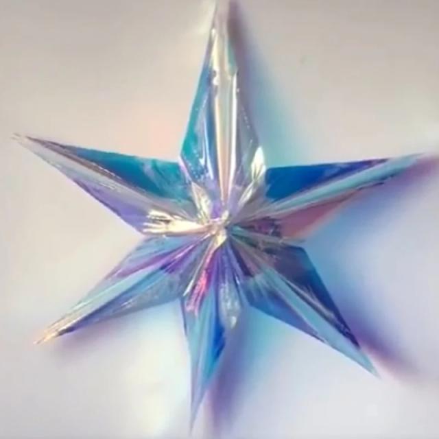 Decoração Suspensa Brilhante em Formato de Arco-Íris com Glitter e Estrelas para Festas de Aniversário e Casamentos