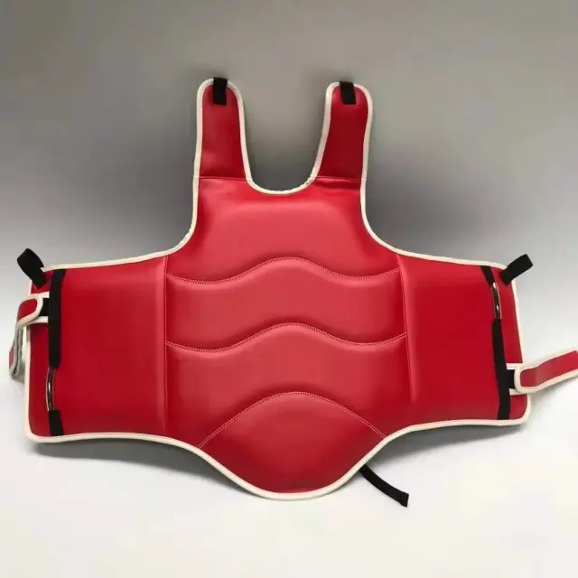 Protetor de Peito Reversível para MMA, Boxe, Kickboxing e Muay Thai com Joelheira e Alvo de Proteção para Artes Marciais