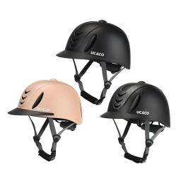 Capacete equestre verão ultra-leve adulto crianças ajustável equitação capacete arnês suprimentos - Image 1