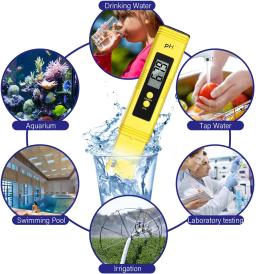 Medidor Digital Tester Termômetro Caneta, Pureza da Água, Filtro PPM, Hidropônico para Aquário, Monitor de Água Piscina, PH TDS EC - Image 6
