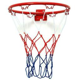 Cesta de basquete de 32cm para parede, cesto suspenso com aro de metal, com parafusos, para esportes ao ar livre e ambientes internos - Image 1