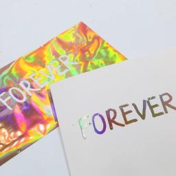 Folha De Calor Do Laminador De Transferência Holográfica, Laser De Ouro, Papel De Folha De Estampagem A Quente, Laminado Holográfico, Pintura De Cartão De Artesanato - Image 5