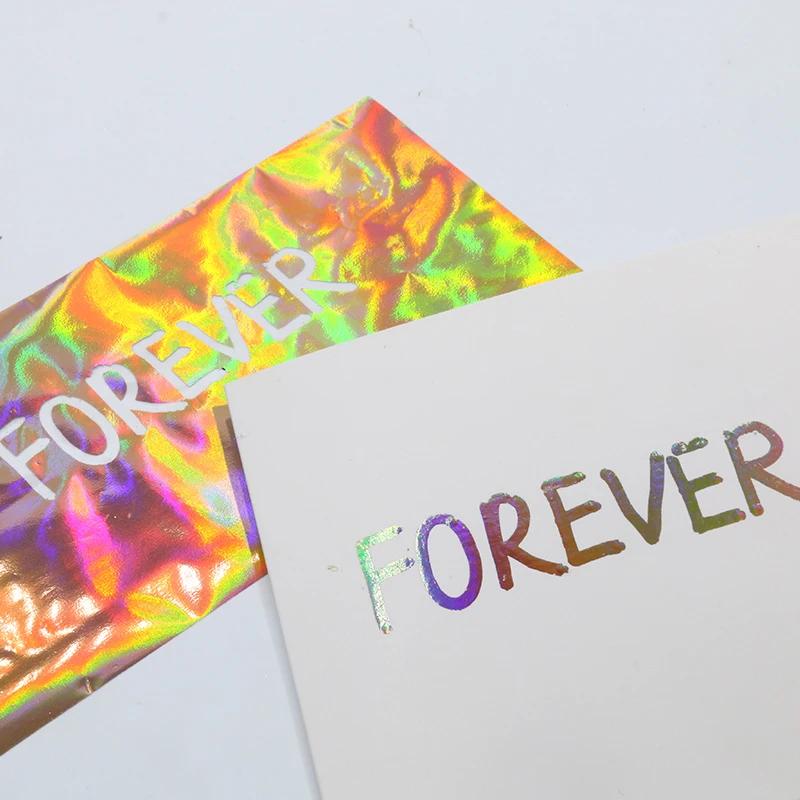 Folha De Calor Do Laminador De Transferência Holográfica, Laser De Ouro, Papel De Folha De Estampagem A Quente, Laminado Holográfico, Pintura De Cartão De Artesanato - Image 1
