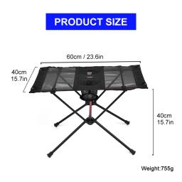 Widesea-Mesa dobrável para acampamento, piquenique dobrável, jantar Pliante, móveis de viagem dobráveis, suprimentos para turismo, pesca ao ar livre - Image 2