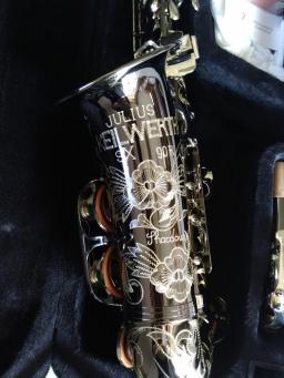 Saxofone com boquilha Case, JK SX90R, Black Nickel, Silver Alloy, Sax alto, Saxophone Instrumento Musical, Alemanha, Novo - Image 4