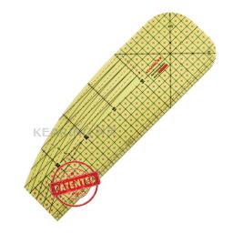 KAREARING-Régua de Engomar Quente para Alfaiate Artesanato, Suprimentos De Costura, Medição, Portátil, Ferramenta Artesanal, Patch - Image 4