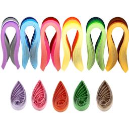 NUBECOM Papel Craft Monocromático para DIY, Lucky Star Origami 120 Listra, Obra, Papel Quilling Flor, Suprimentos Artesanais, 3mm - Image 2