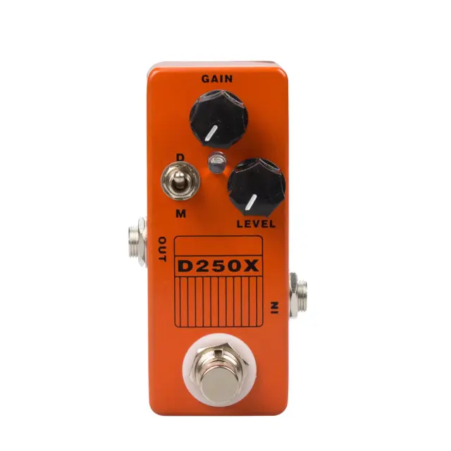 Pedal de Efeitos Mosky D250X: Overdrive e Pré-Amp True Bypass para Guitarra