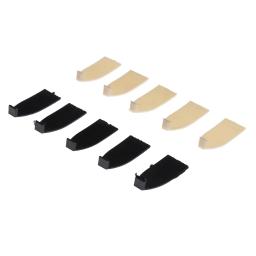 Peças de reposição protetor de ponteira de violino, acessórios para violino, arco, almofada de arco, peças de reposição com 10 peças - Image 3